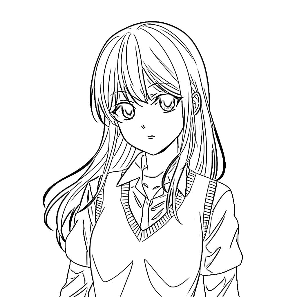 Cool Anime Girl Drawing