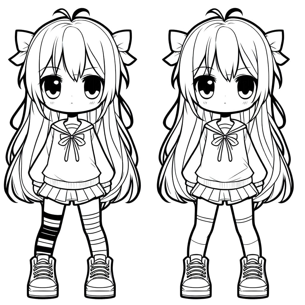 Cool Anime Girl For Children