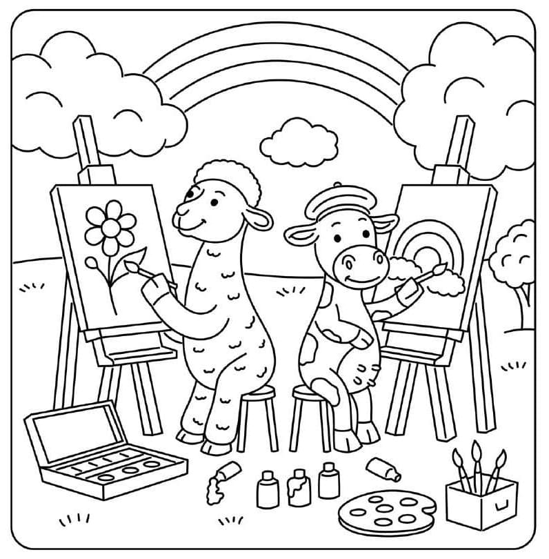 Cuddly Friends Drawing
