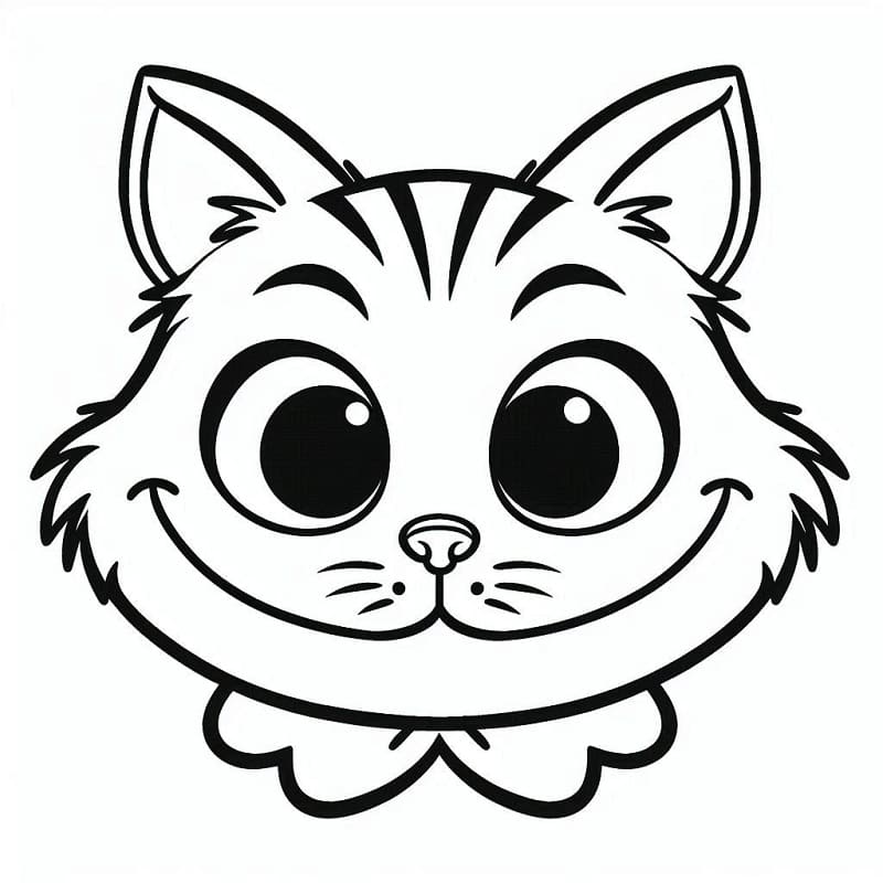 Cute Cheshire Cat Face