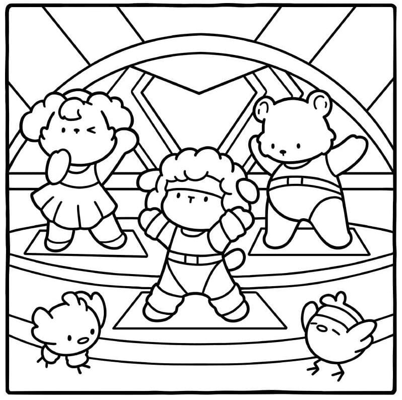 Cozy Eras coloring pages