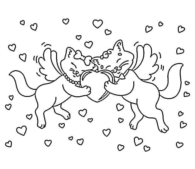 Cute Winged Cats