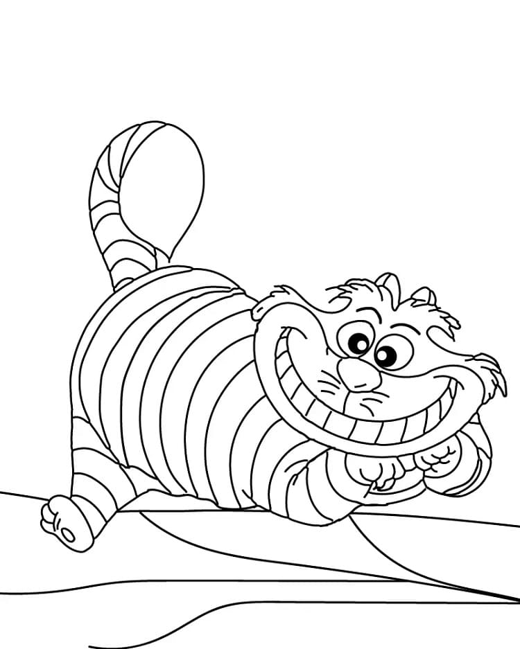Drawing of Cheshire Cat