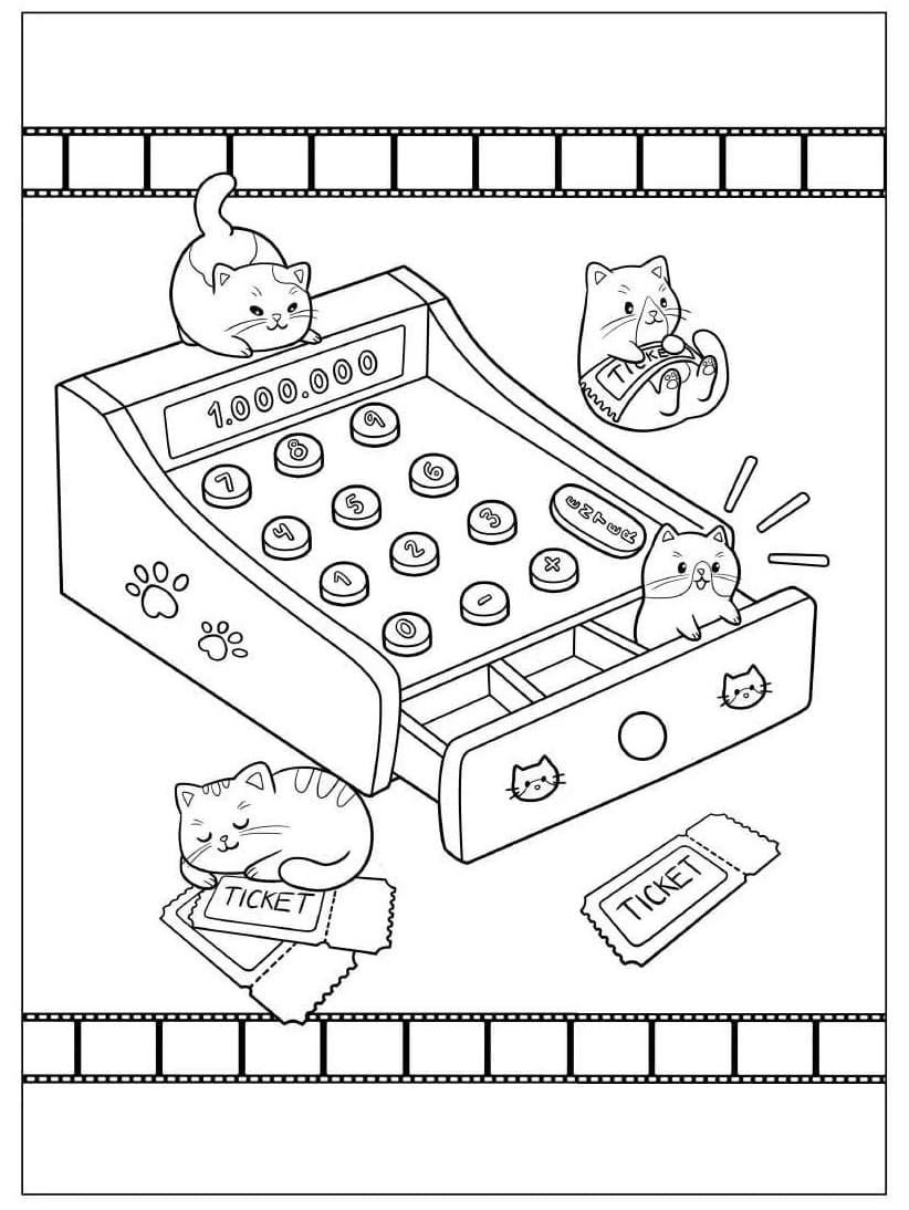 Drawing of Tiny Cats