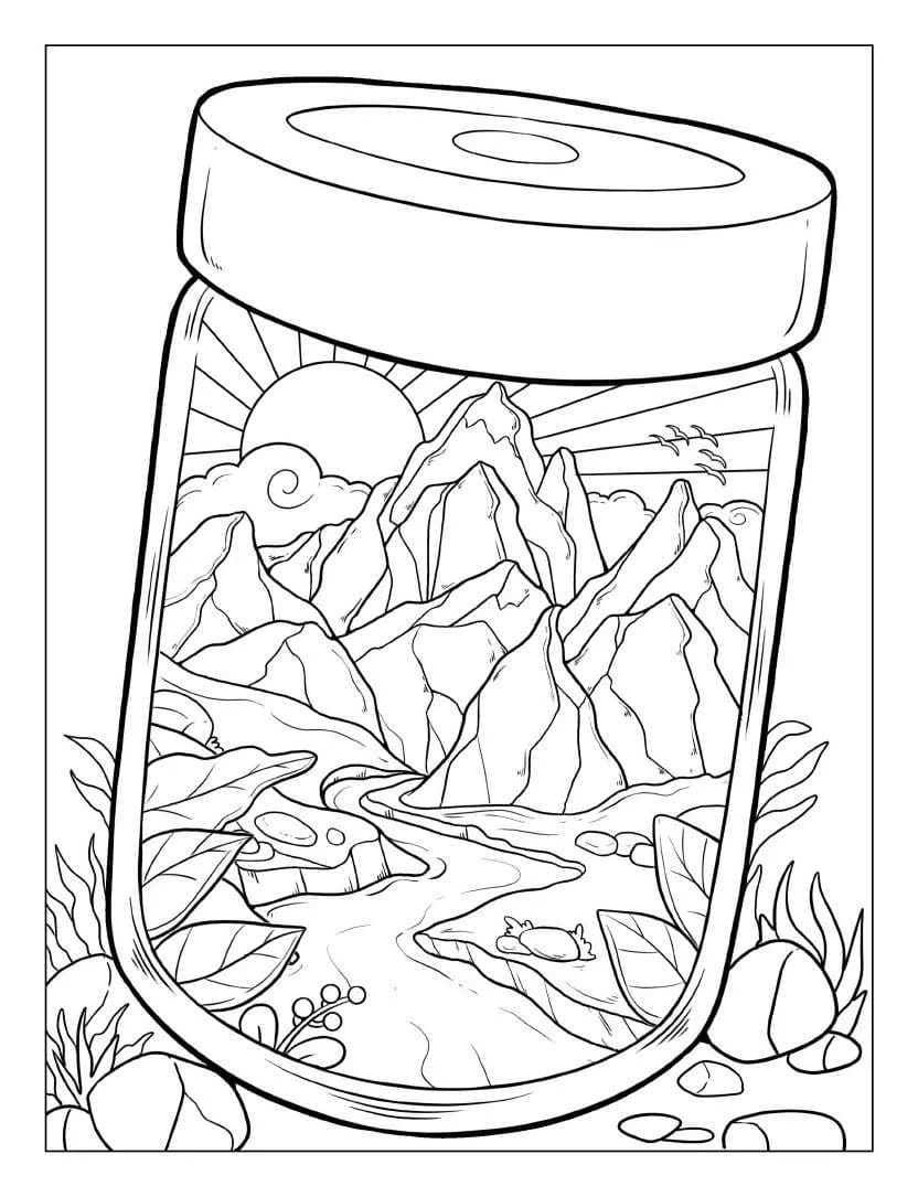 Fantastic Life Inside Jar