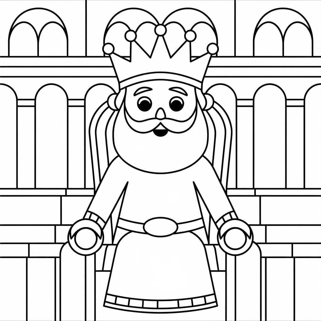 Bible King coloring pages
