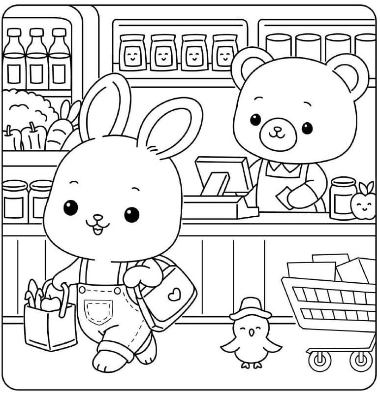 Free Printable Cuddly Friends