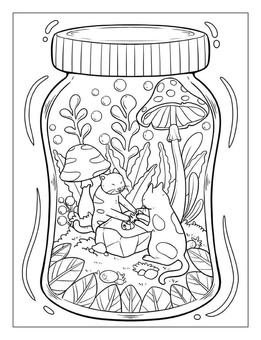 Life Inside Jar is Cute