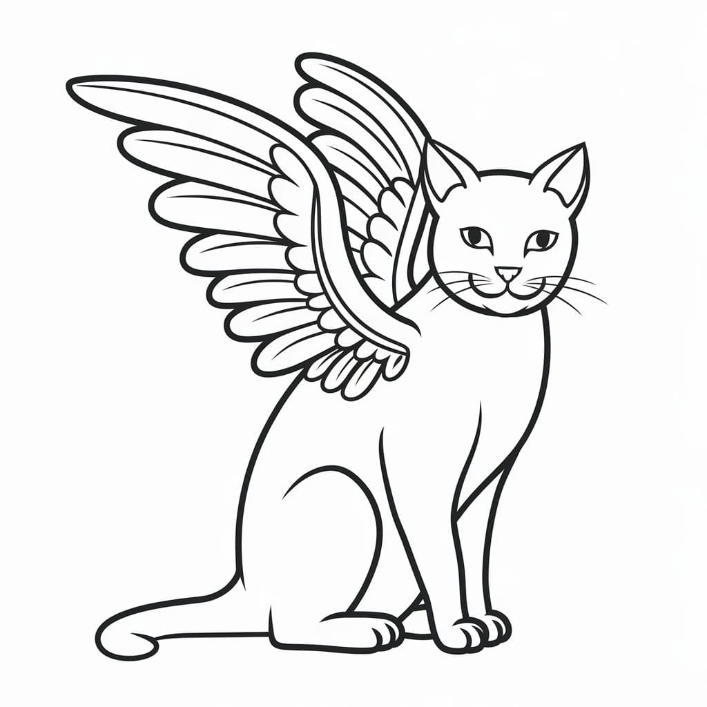 Normal Winged Cat