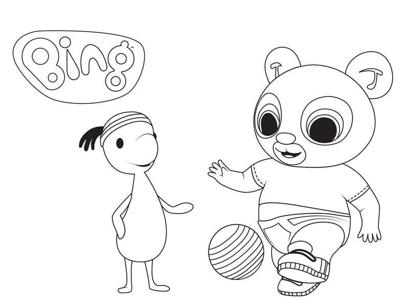 Padget and Pando from Bing Bunny