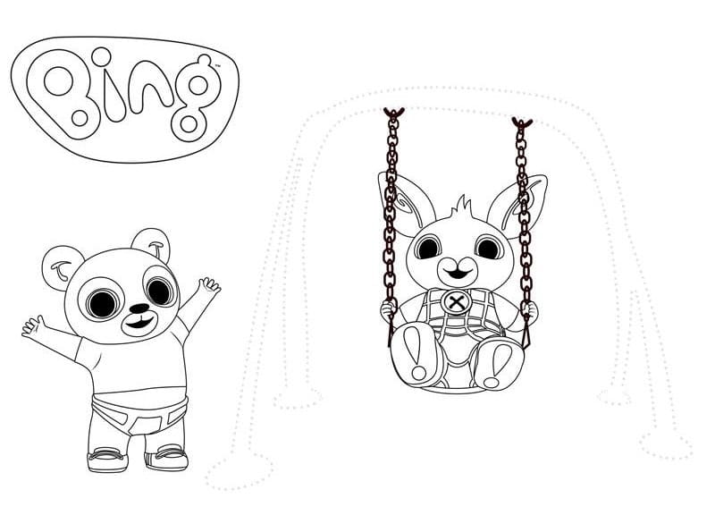 Pando and Bing Bunny