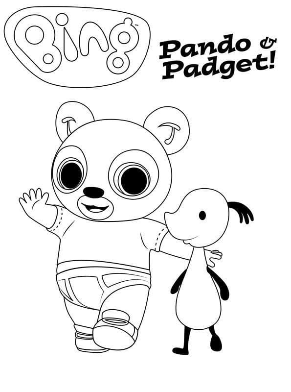 Pando and Padget from Bing Bunny