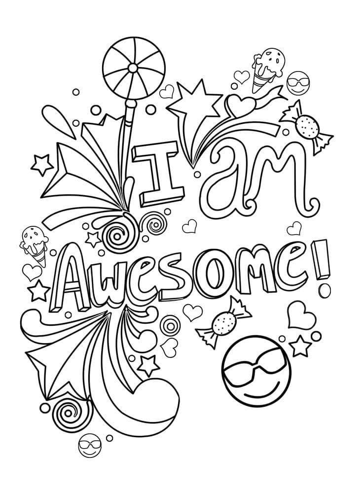 Positivity I Am Awesome