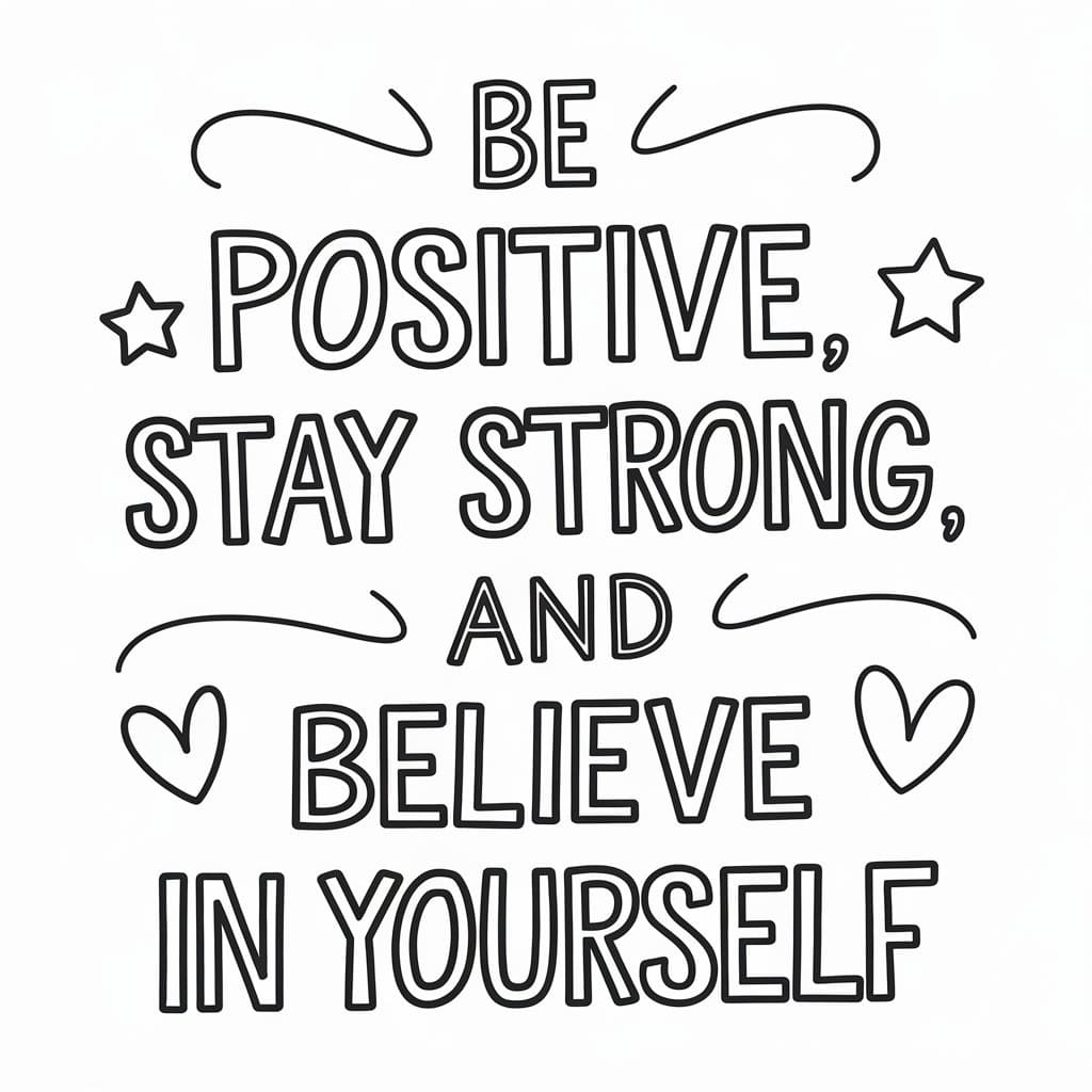Positivity Printable
