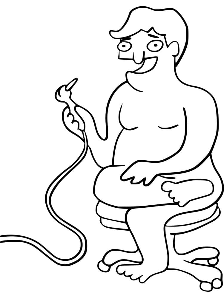 Print Bob’s Burgers coloring page
