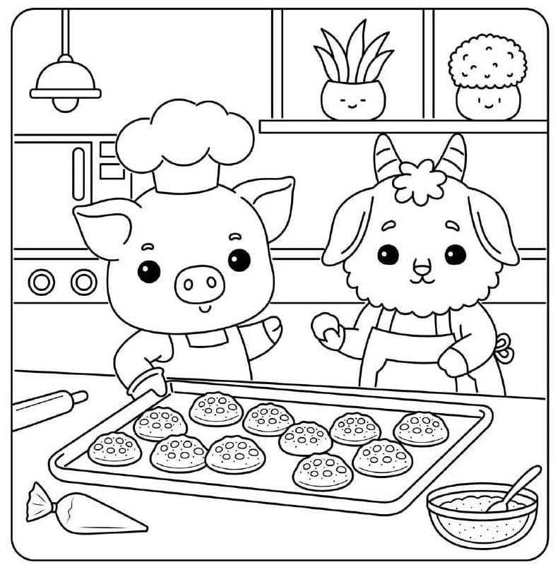 Print Cuddly Friends