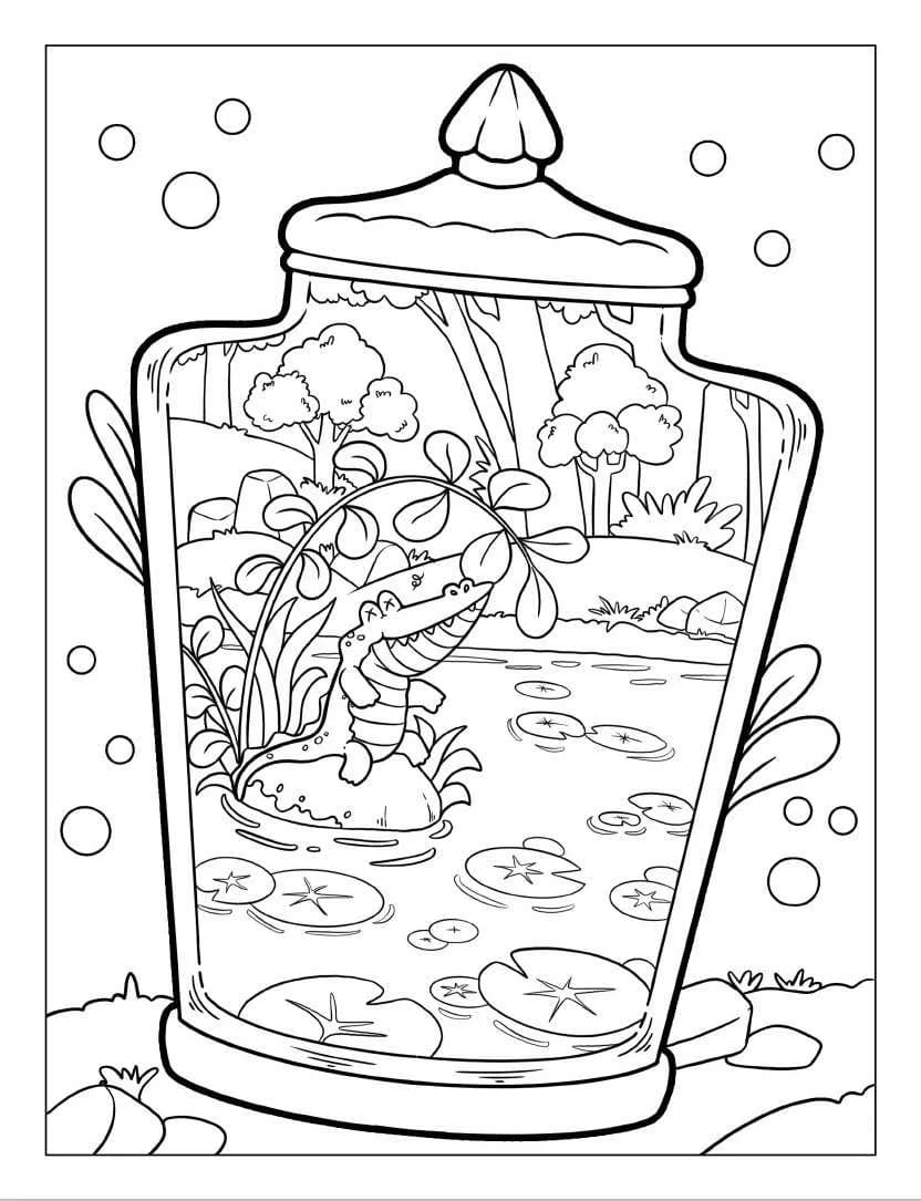 Print Free Life Inside Jar