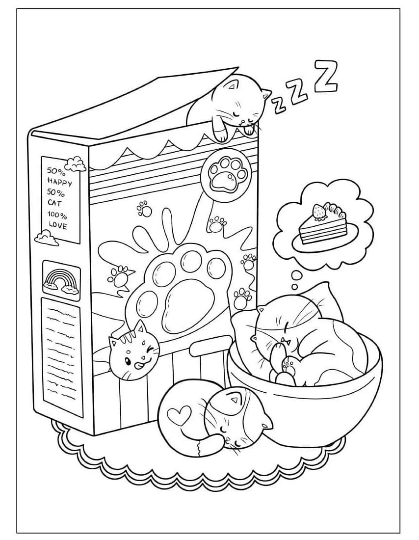 Printable Tiny Cats