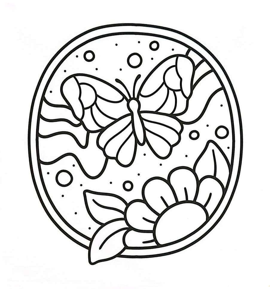 Simple Art Butterfly