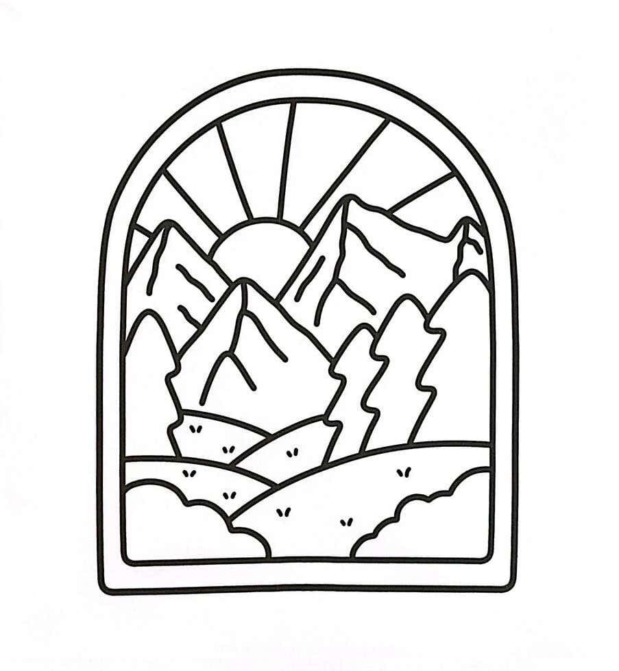 Simple Art Printable For Kids