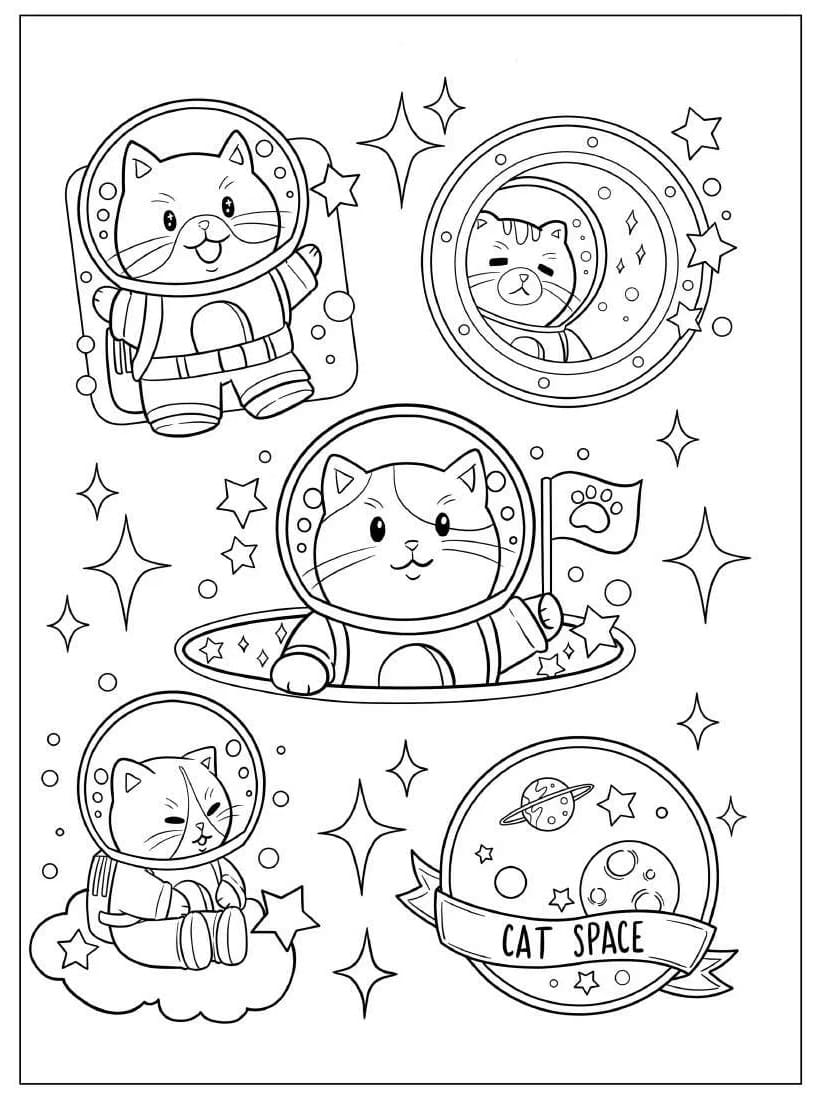 Space Tiny Cats