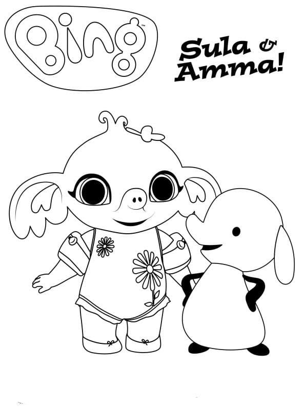 Sula and Amma from Bing Bunny