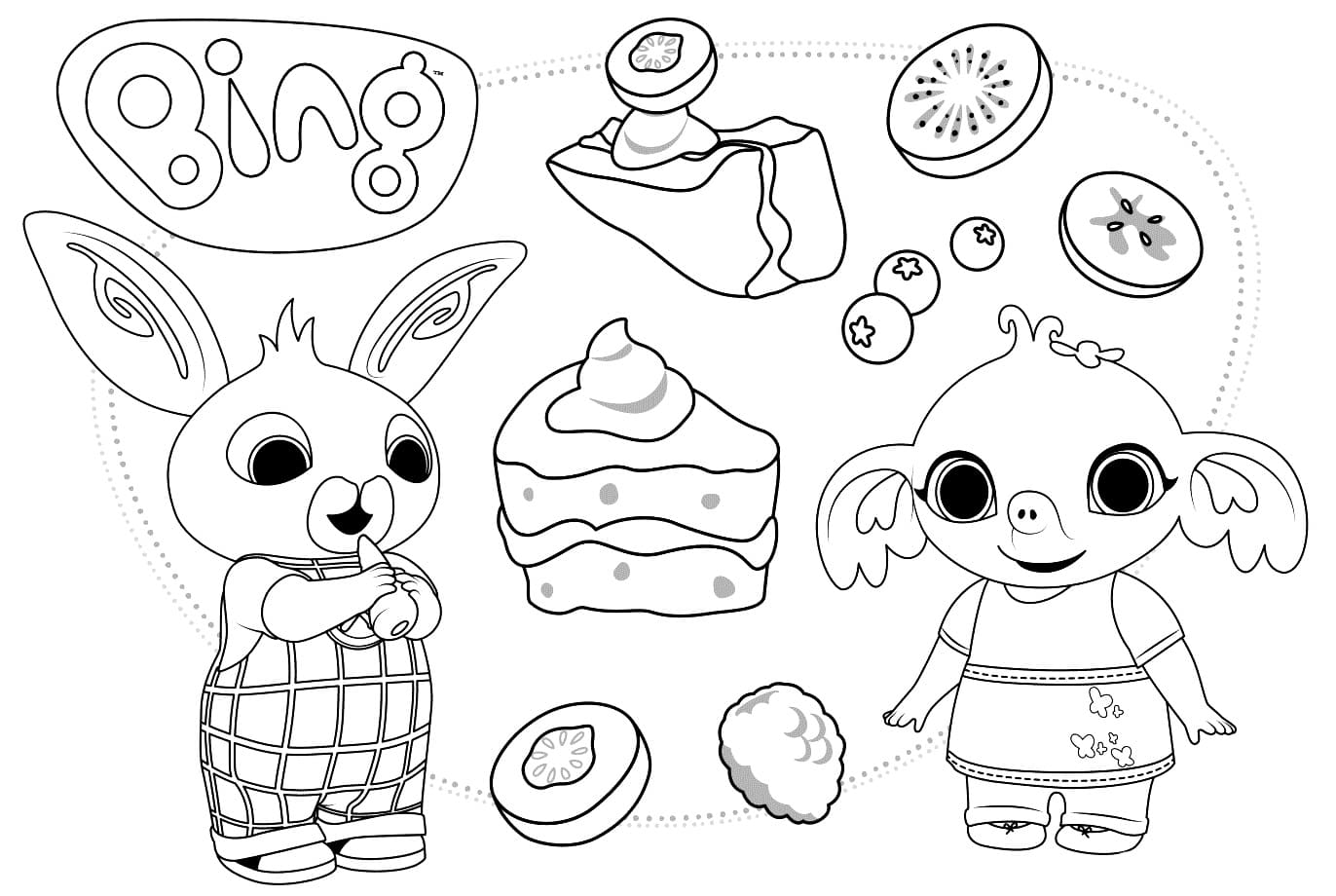 Sula and Bing Bunny