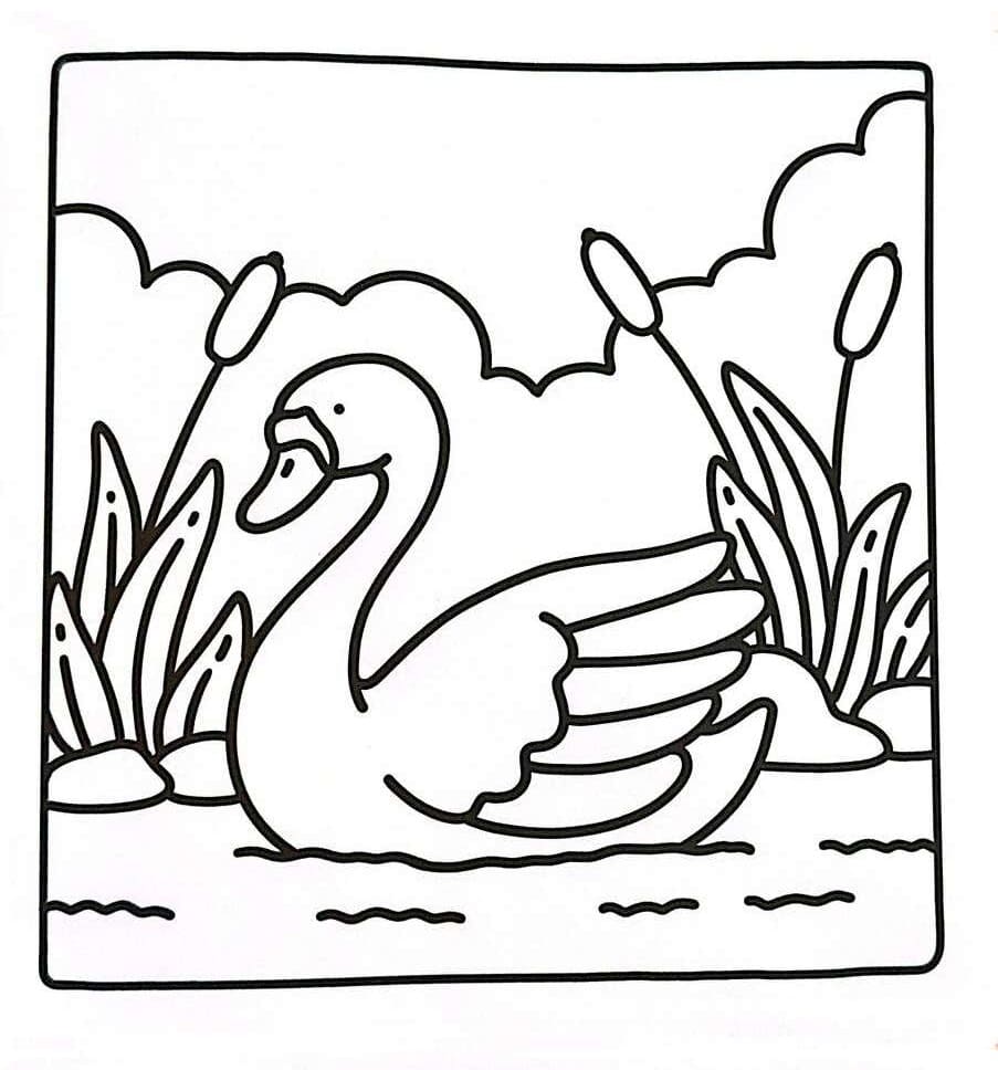 Swan Simple Art