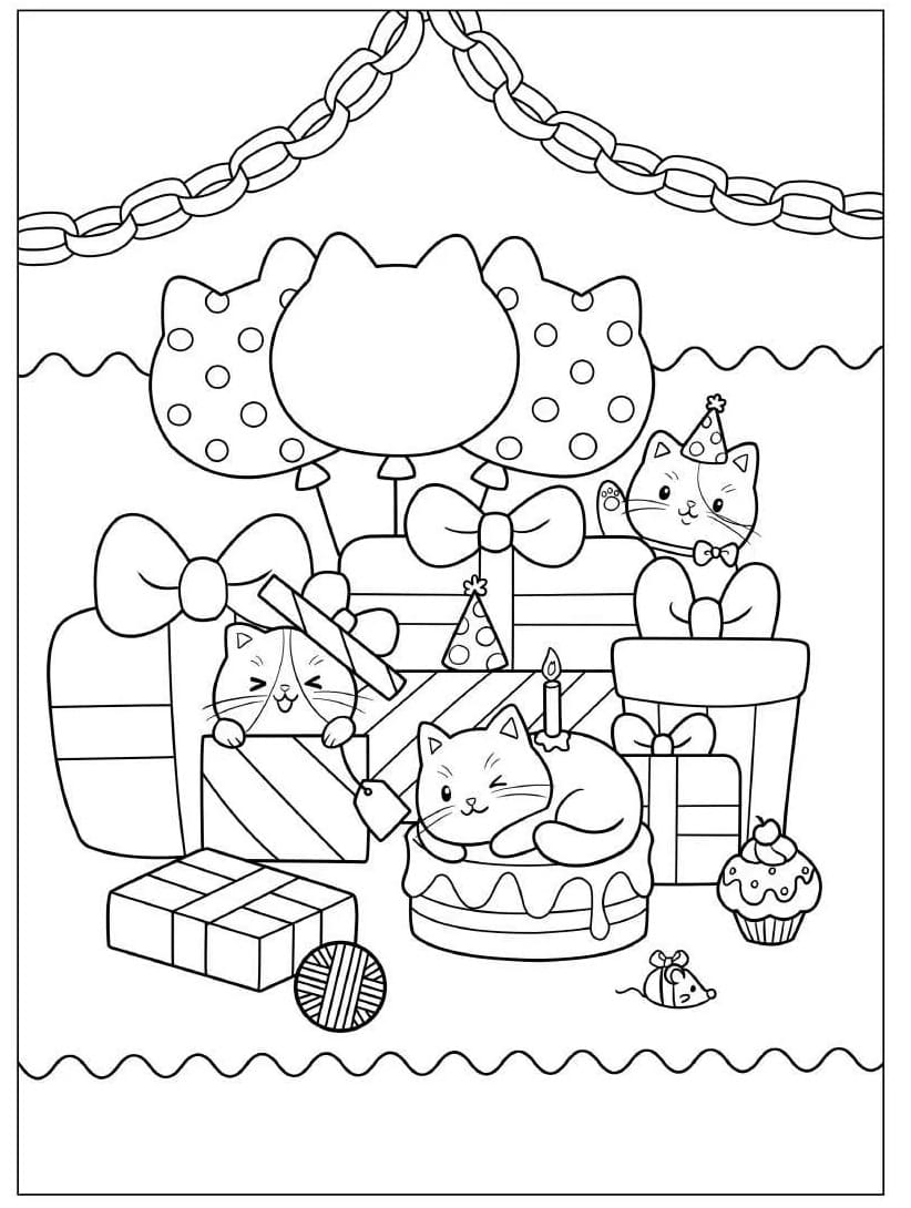 Tiny Cats Birthday