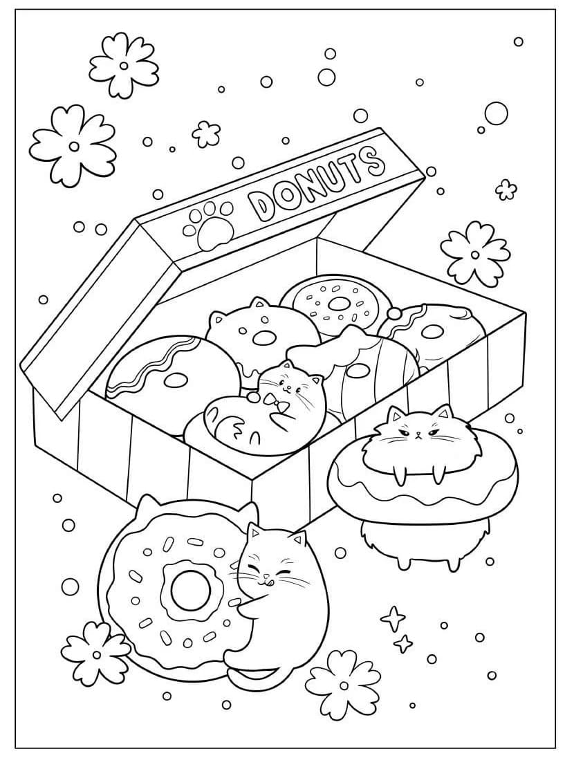 Tiny Cats Donut