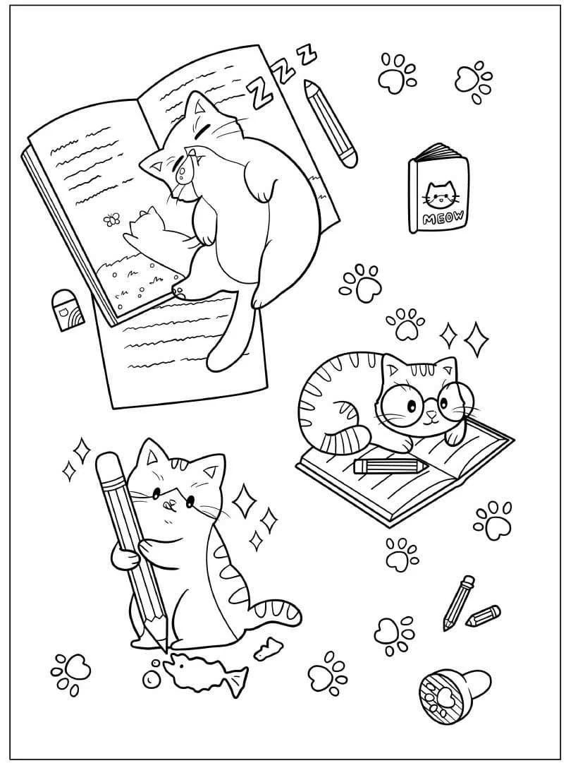 Tiny Cats Relaxing