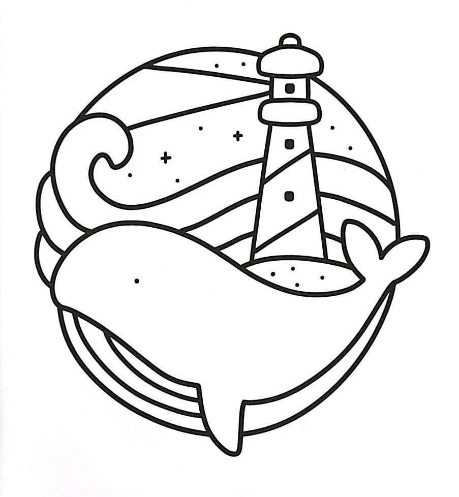 Whale Simple Art