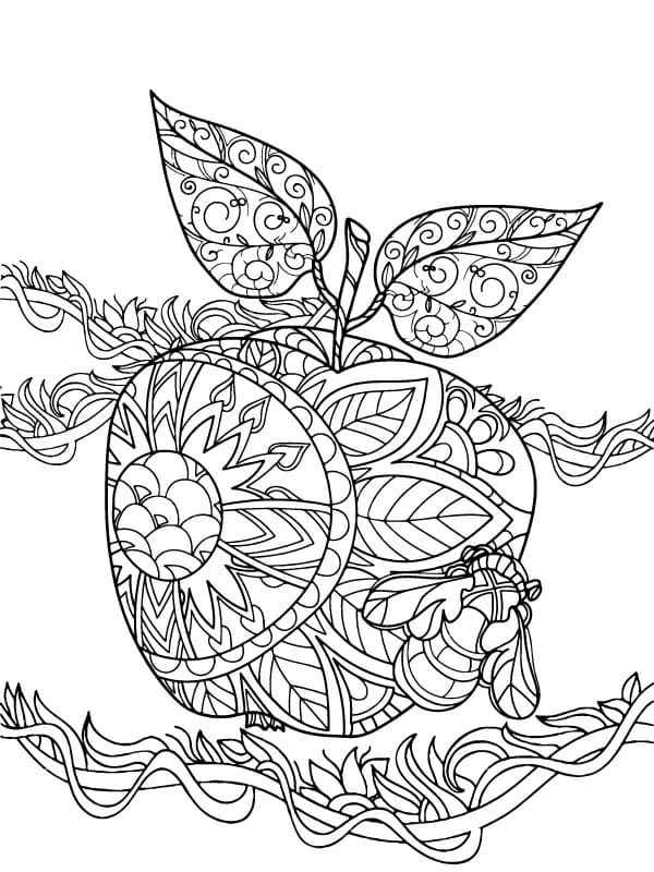 Whimsical Apple