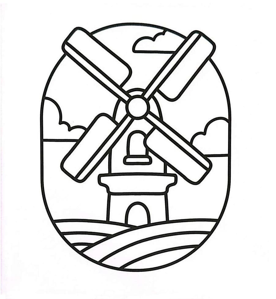 Windmill Simple Art