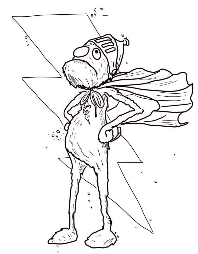 Amazing Grover coloring page