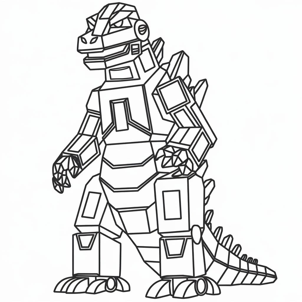 Mechagodzilla coloring pages