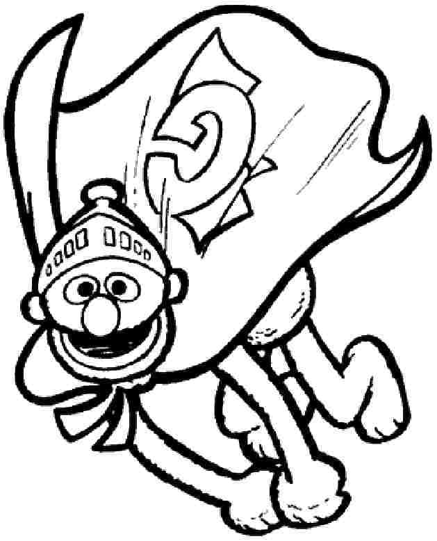 Awesome Grover coloring page