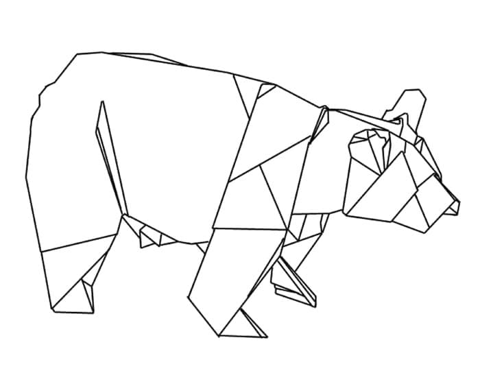 Bear Origami