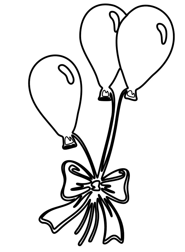 Bow with Balloons