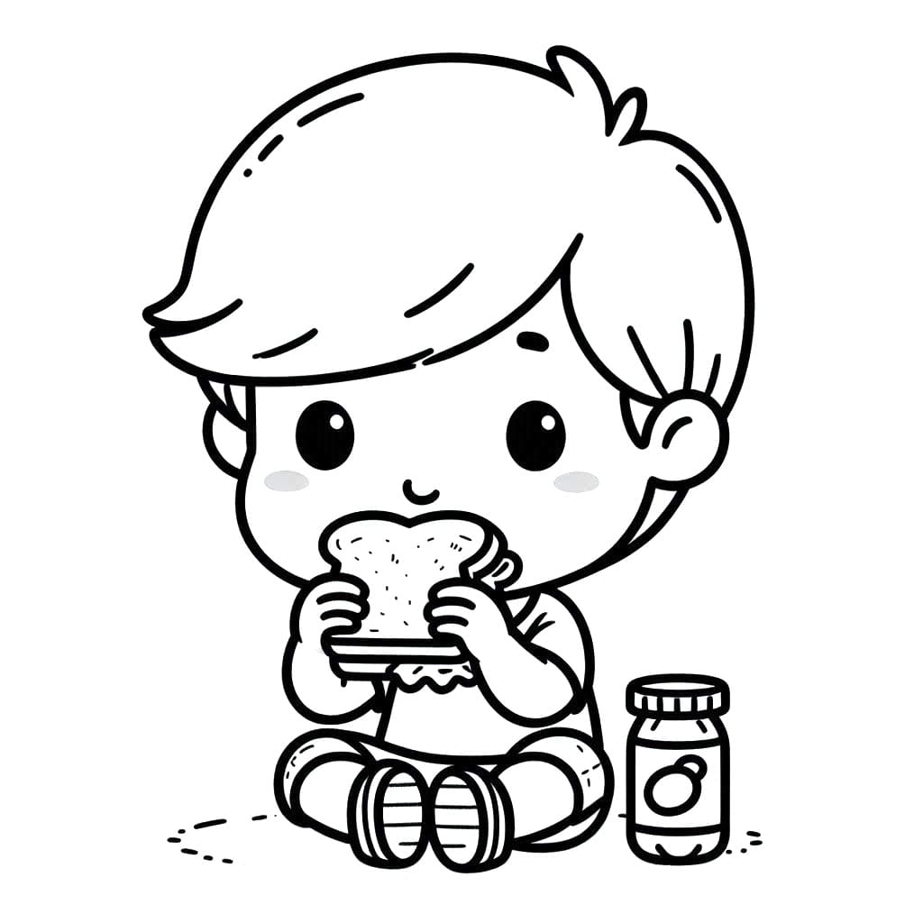 Boy with Sandwich