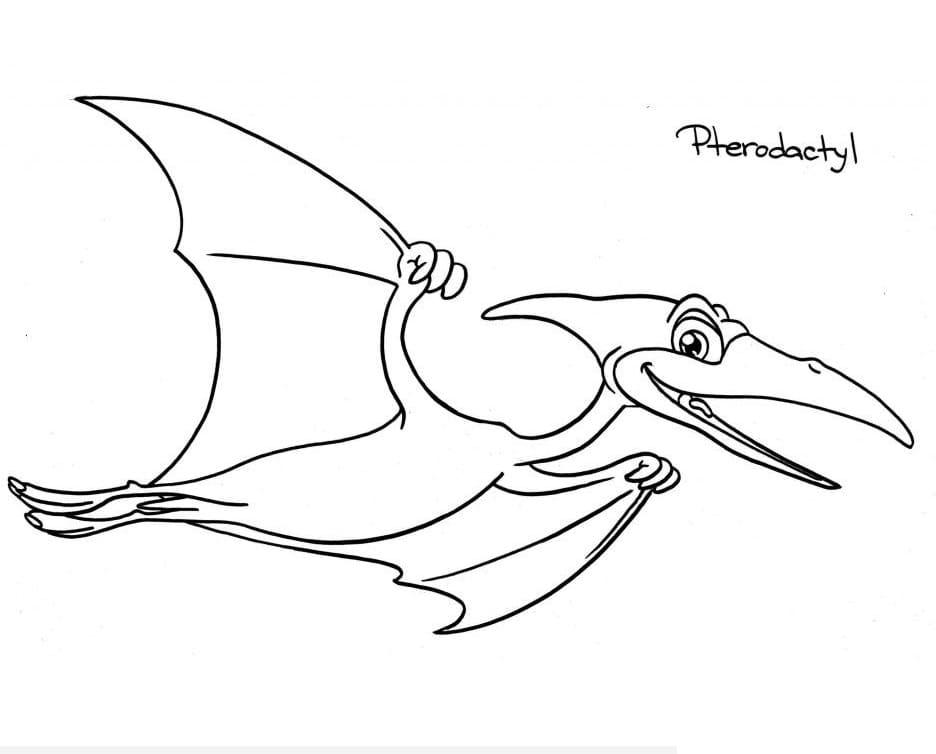 Cartoon Pterodactyl