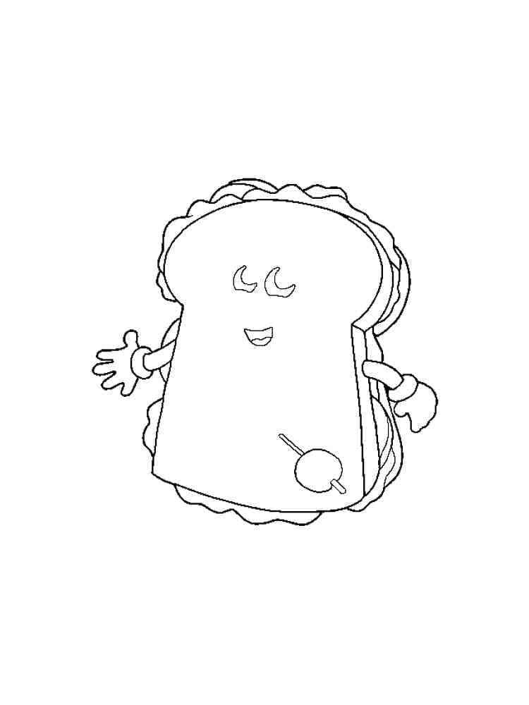 Cartoon Sandwich