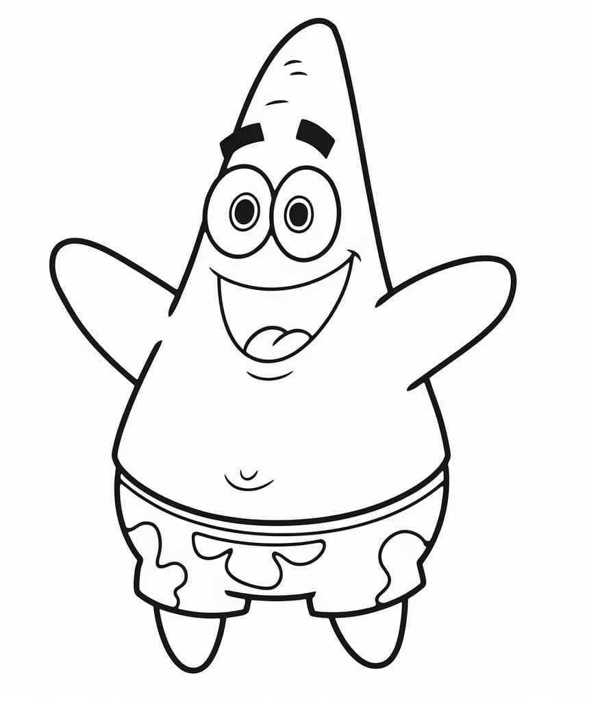 Cheerful Patrick Star