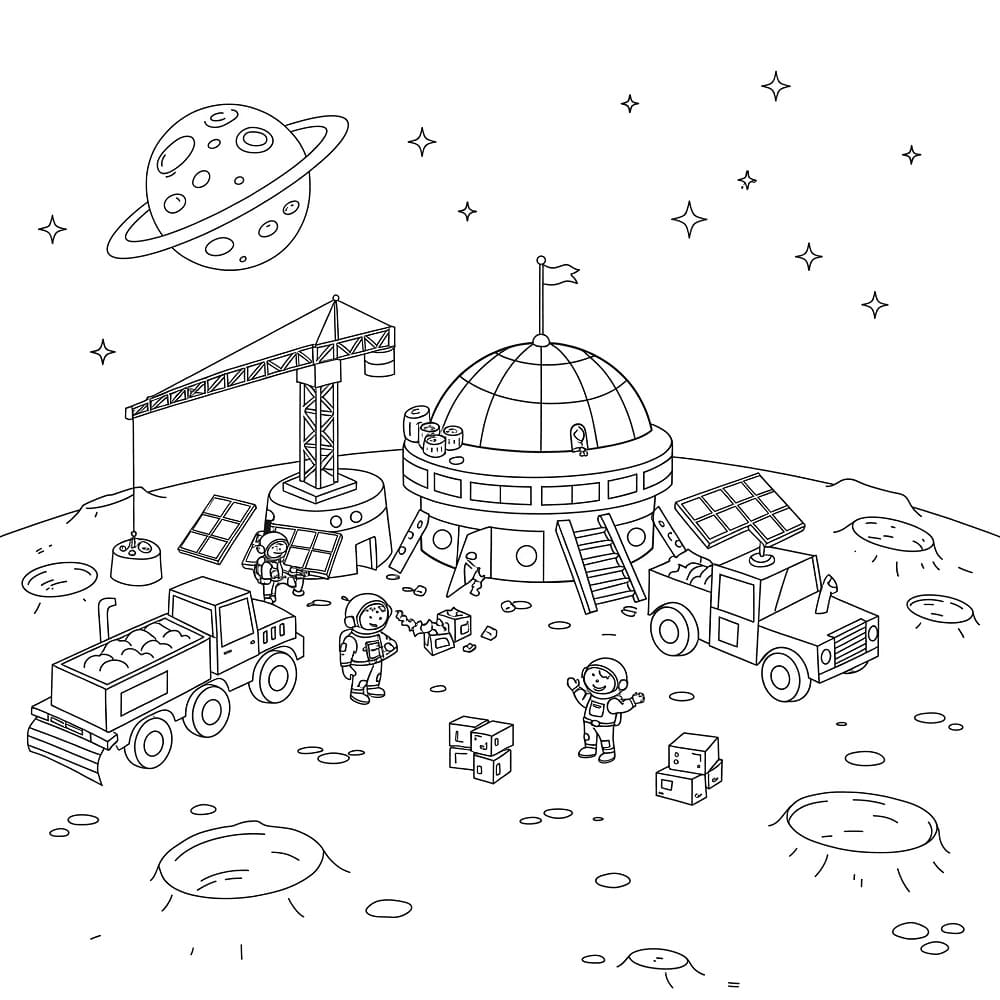 Construction on The Moon