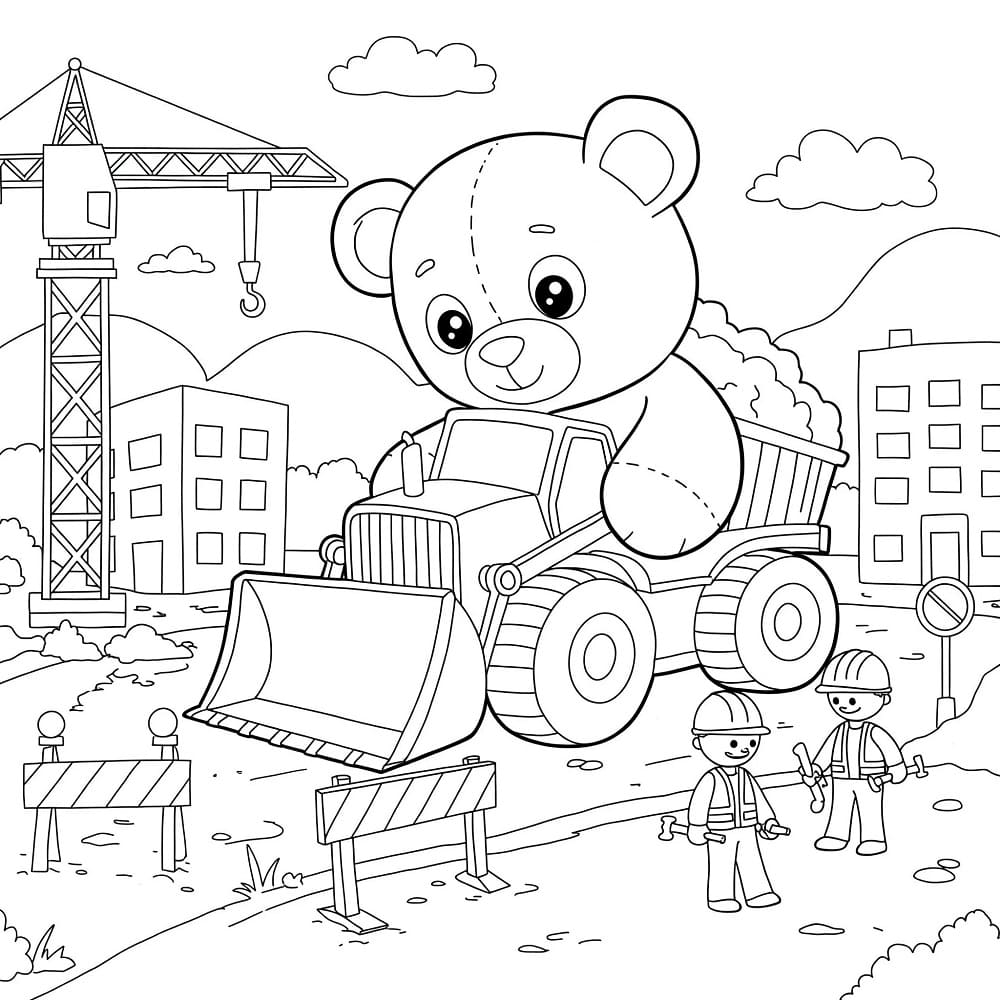 Cute Construction Site