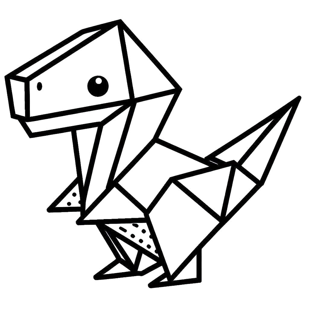 Dinosaur Origami