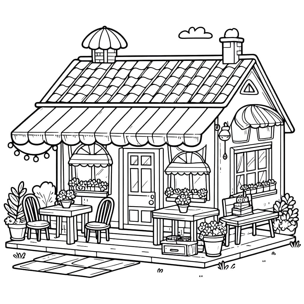 Drawing of Restaurant