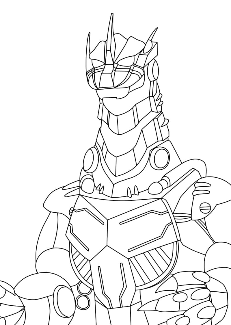 Free Drawing of Mechagodzilla