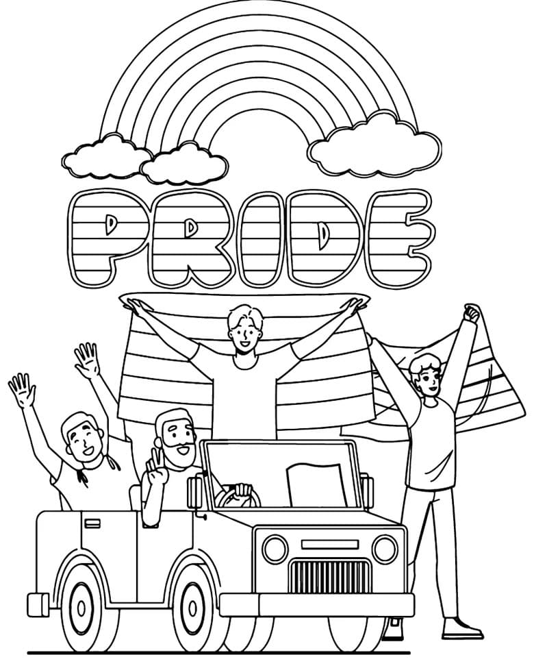 Free Drawing of Pride