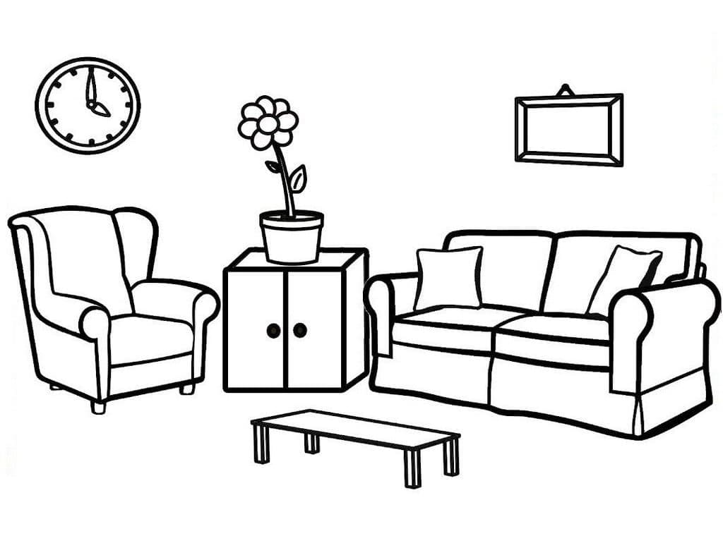 Free Living Room Printable